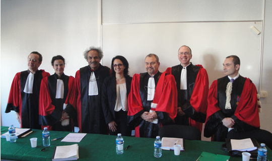 Lepard and members of the jury 