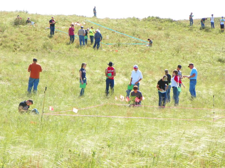 In 2013 there were 1,197 high school students who competed in the six area range judging contests. Photo courtesy of Karla Jenkins.