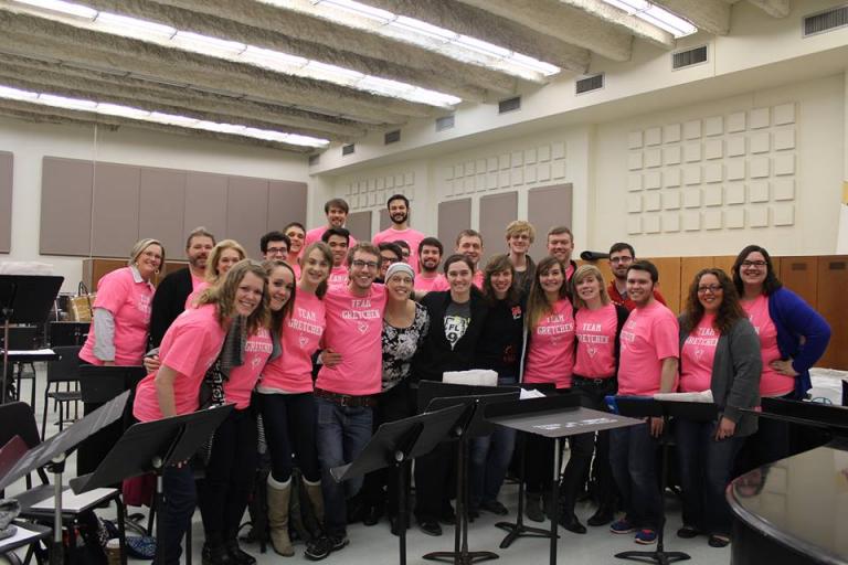 On the last day of classes last fall, Associate Professor of Music Theory Gretchen Foley found out some difficult news, on a Friday the 13th. She was diagnosed with breast cancer. 
