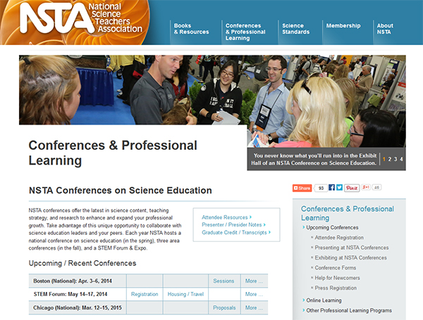 Calling for CESI/NSTA session proposals for 2015 NSTA conference in