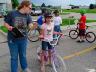 In the bicycle skills events, 4-H’ers maneuver through several designated courses to test their riding skills and safety. 