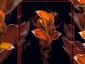 Anna (Temmers) Ilvess-Barber, "Lilies on Fire," digital art, 26" x 42", 2009.