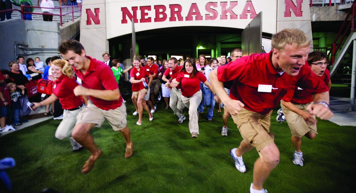 New Huskers celebrate with Tunnel Walk, convocation, Nebraska Today