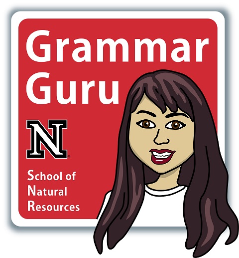 The Grammar Guru is not fan of calculus, nor geometry. But she does love grammar!