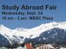 UNO's Study Abroad Fair is Sept, 24