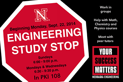 Engineering Study Stops begin Sept. 22