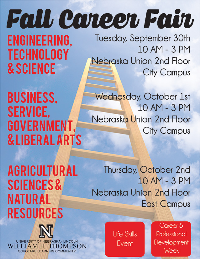 Fall Career Fairs Week Announce University of NebraskaLincoln