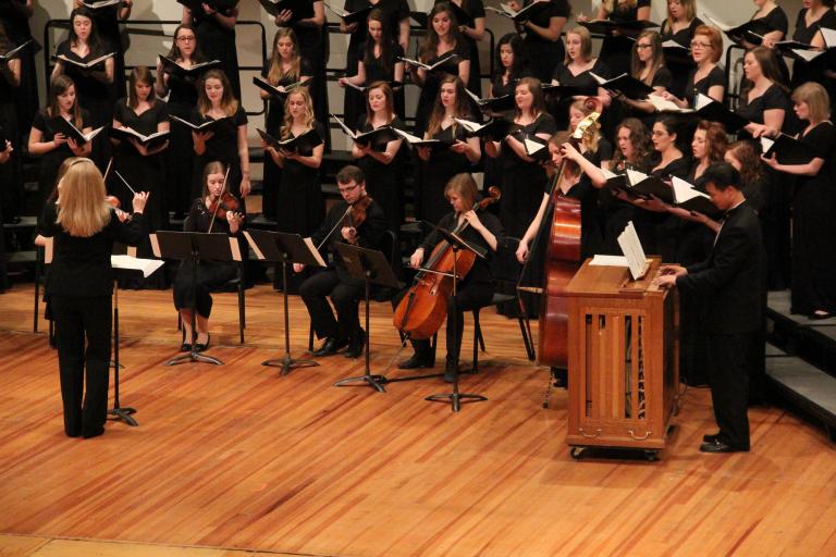 An Evening of Choirs, featuring the All-Collegiate Choir, the Varsity Men’s Chorus and the University Chorale, will take center stage at 7:30 p.m. on October 13 at Kimball Recital Hall on the University of Nebraska-Lincoln campus.