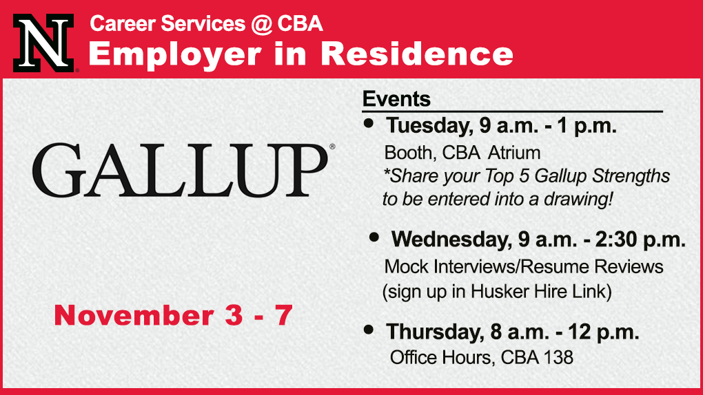 Employer In Residence: Gallup