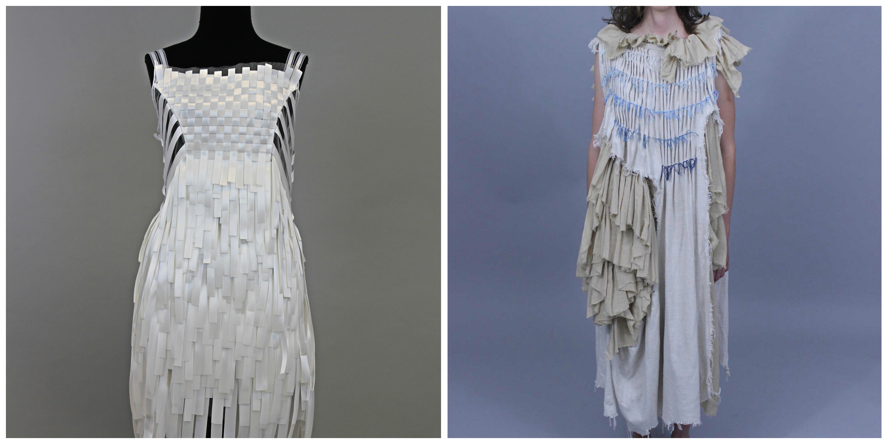 Lee, Youngjoo. 2014.  Over One and Under One (left). Reiss, Breanne.  Path to Satori (right)