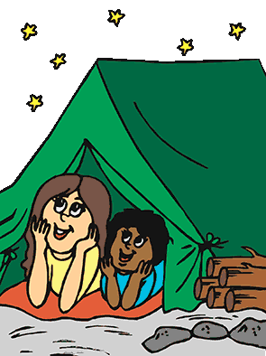 4-H Teen Council's 2015 overnight Lock-In will have a theme of "Camping Under the Stars."