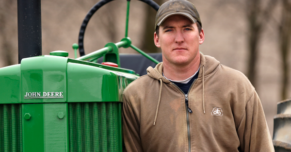 David Loberg is a fifth-generation Nebraskan corn and soybean farmer.