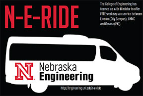 Free shuttle service between Lincoln and Omaha