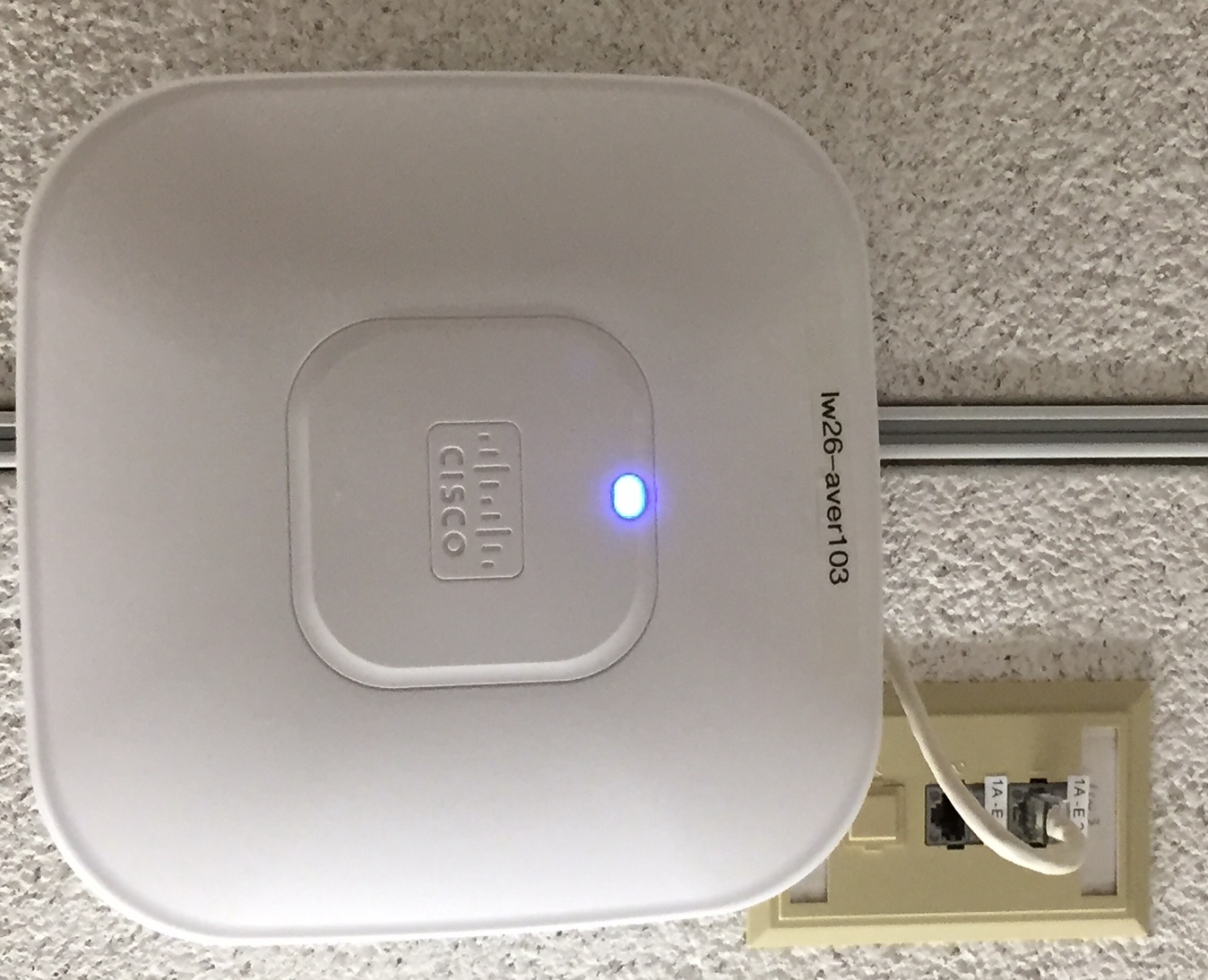 A new wireless access point like this one will be installed near the CSE Student Resource Center in the basement of Avery Hall.