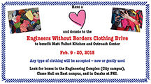 EWB Clothing Drive runs Feb. 9-20