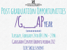 Post Graduation Opportunities/GAP Year
