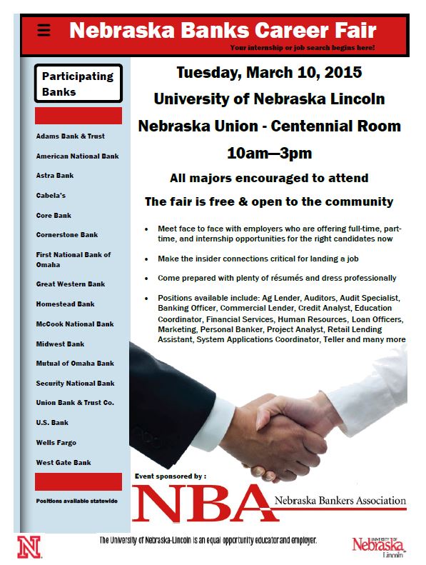 Nebraska Banks Career Fair | Tuesday