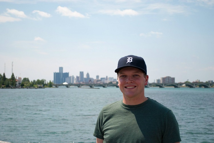 B.J. Baule at Belle Isle in Detroit, Michigan. (Courtesy photo)