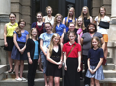 Pictured are the Lancaster County 4-H'ers who participated in the 2015 statewide Life Challenge contest.