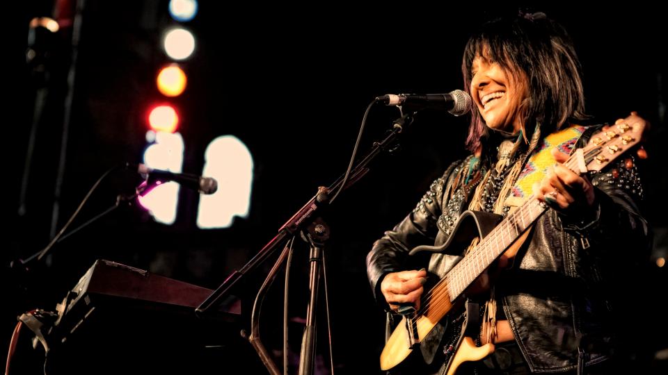 Buffy Sainte-Marie, singer-songwriter and member of the Cree Nation, will perform at 7:30 p.m. May 15 at Kimball Recital Hall, 11th and R streets.