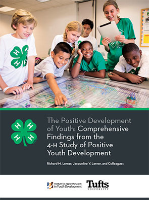 The Positive Development of Youth: Comprehensive Findings from the 4-H Study of Positive Youth Development is a longitudinal study that began in 2002 and was repeated annually for eight years, surveying more than 7,000 adolescents from diverse backgrounds