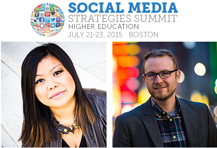 Hixson-Lied College Assistant Director of Recruitment Jemalyn Griffin (left) and UNL Social Media Specialist Tyler Thomas will be presenting at the Social Media Strategies Summit for Higher Education July 21-23.