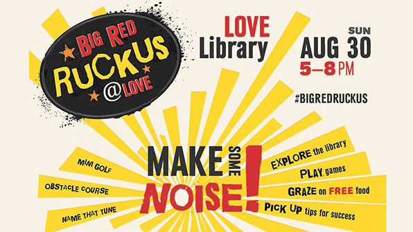 The Big Red Ruckus @ Love is open to all first year students.