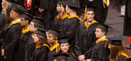 SNR is sending out a big congratulations to the school's August graduates. They were invited to participate in commencement exercises, which took place Aug. 15 at Pinnacle Bank Arena.