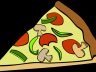 Pizza slices for sale on Thursdays