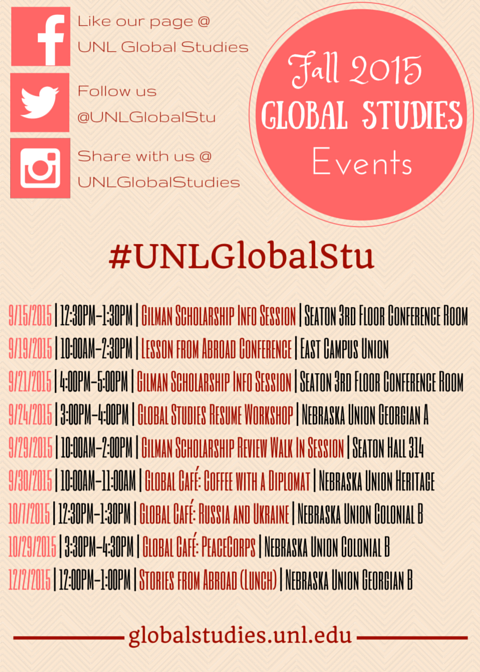 Global Studies Fall 2015 Events