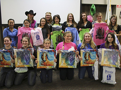 Awards presented at 4-H Horse Awards Night included the Horse Incentive Awards (pictured are the Gold level winners).