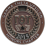 Gamma Theta Upsilon, the international geographical honor society, has recognized the Alpha Phi chapter at the University of Nebraska-Lincoln as a 2015 Honors Chapter. 