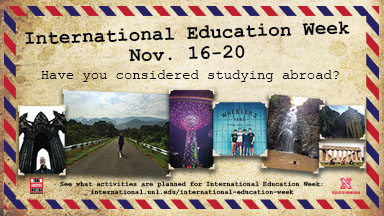 International Education Week is Nov. 16-20