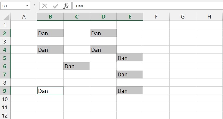 Tips, Tricks & Other Helpful Hints: Multiple Cells, Same Data to Enter in Excel