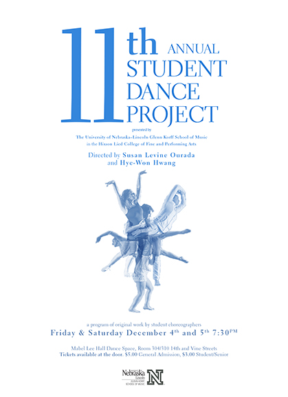 The Student Dance Project is Dec. 4-5 at 7:30 p.m. in Mabel Lee Hall Rm. 304.