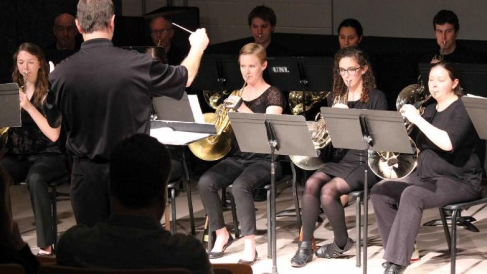 The Glenn Korff School of Music's Large Brass Ensembles will perform at 7:30 p.m. Nov. 23 in the Westbrook Recital Hall. The event is free and open to the public.