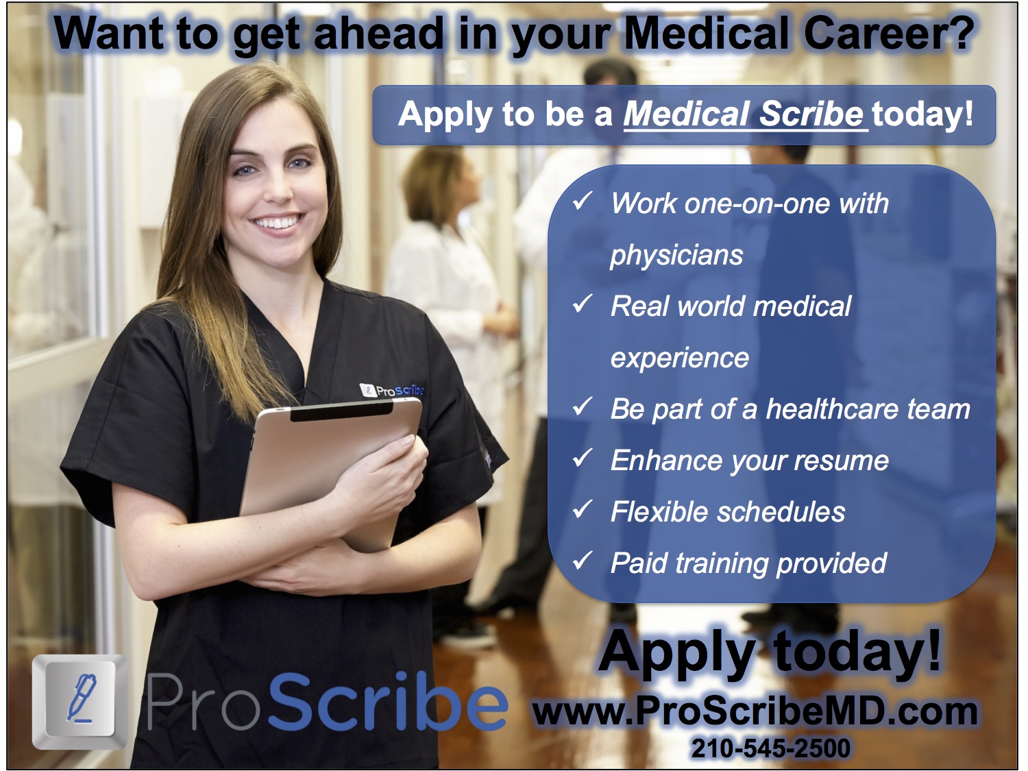 Pre-Health Job Opportunity