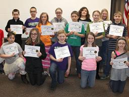 Awards include the Nebraska 4-H Diamond Clover Program, which has levels 1-6. Pictured are the 2014 Level 2 award winners.