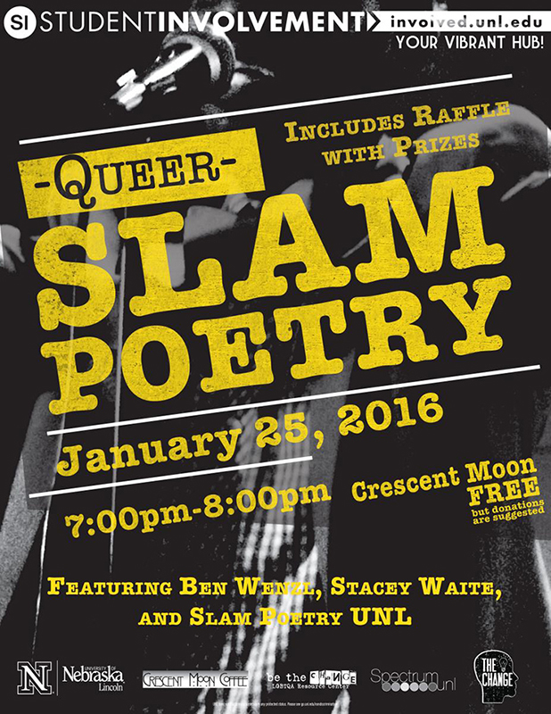 Queer Slam Poetry at Crescent Moon Coffee | Announce | University of
