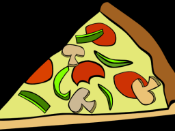 EWB pizza slices for sale on Thursdays.