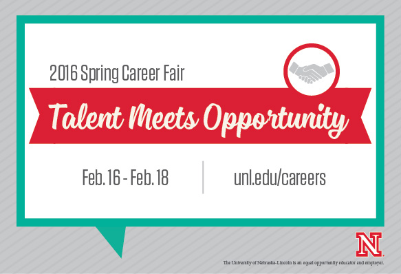 Attend the Spring Career Fairs in February.