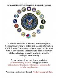 Intelligence Community Scholars Application