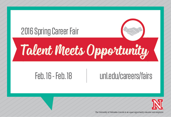 Don't miss the 2016 Spring Career Fairs, Feb. 16-18. 