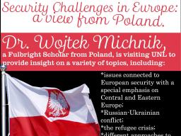 Talk on Security Challenges in Europe