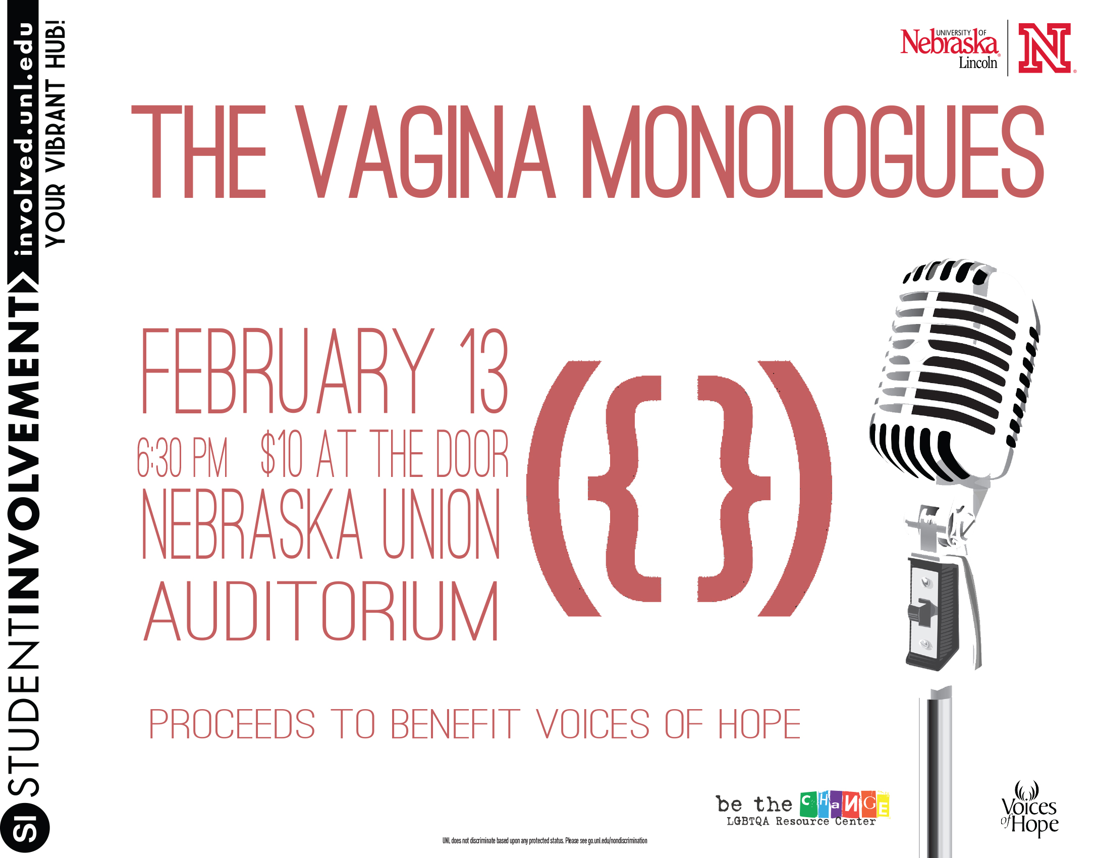 The Vagina Monologues Announce University Of Nebraska Lincoln