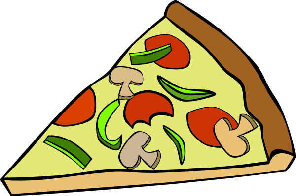 Pizza slices for sale on Thursdays.