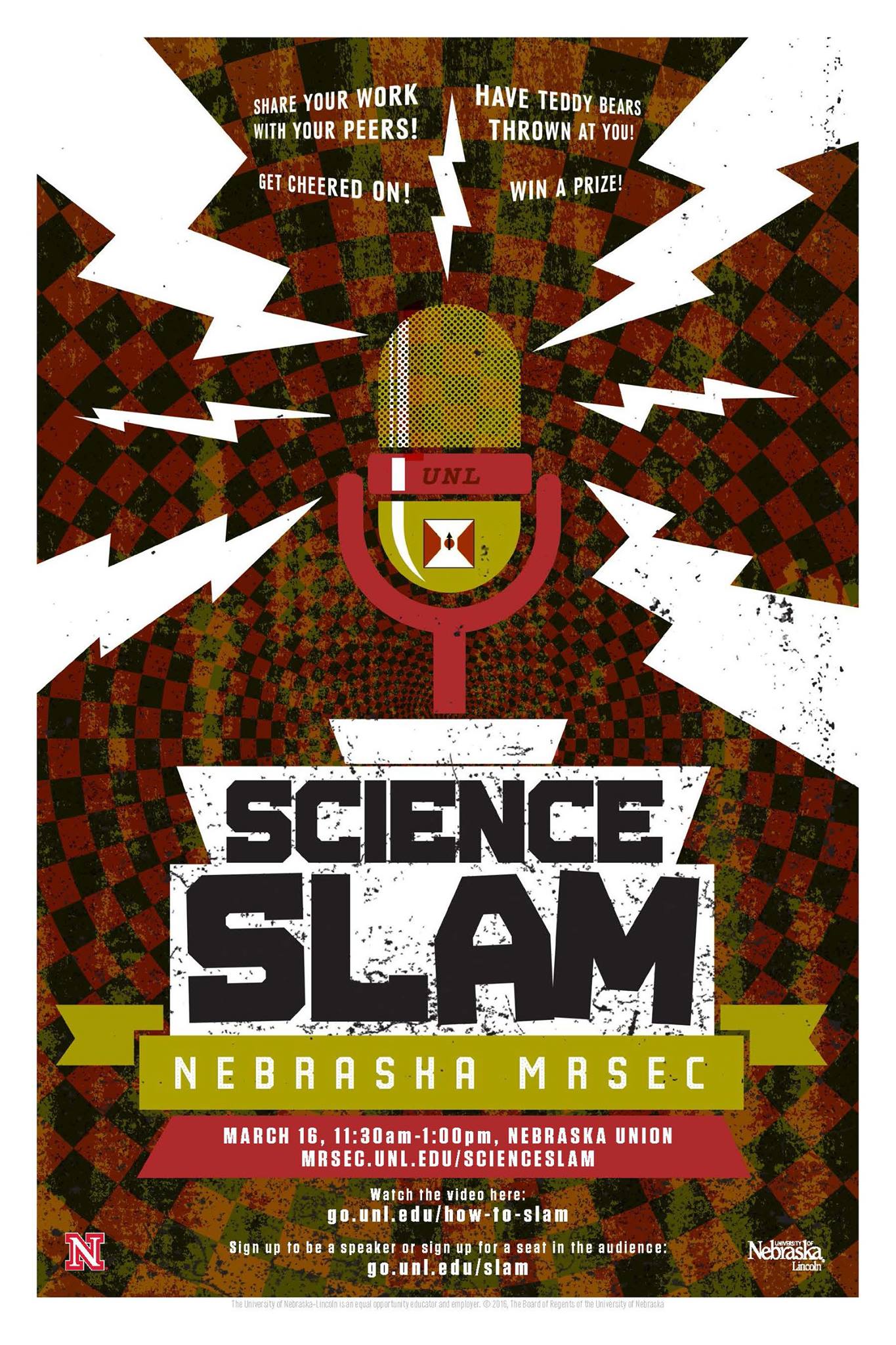 Science Slam is March 16.