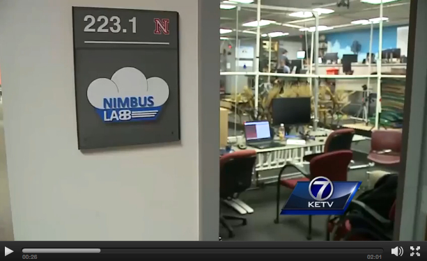 KETV spent time in the NIMBUS lab recently