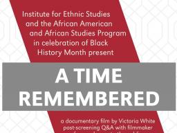 Documentary Film (A Time Remembered) Showing