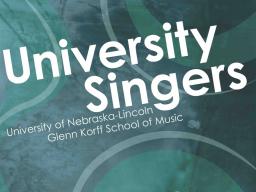 The University Singers present a concert on March 1 in Kimball Hall, prior to their performance at New York City's Carnegie Hall on March 28.